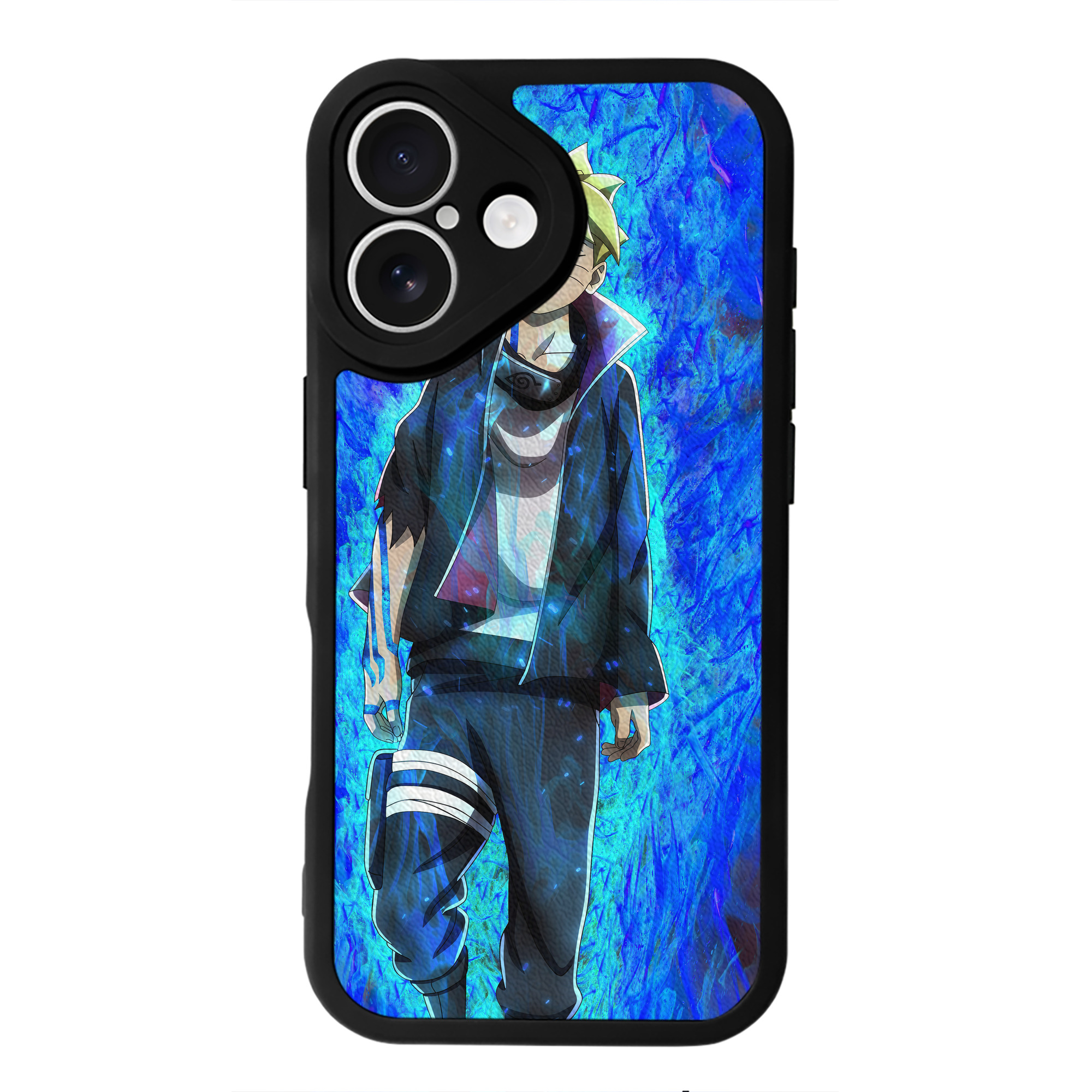 （画像用） NARUTO -ナルト- NARUTO -ナルト- 疾風伝 【iPhone 16シリーズ対応】シリコンスマホケース（レザー調） 材質：シリコン